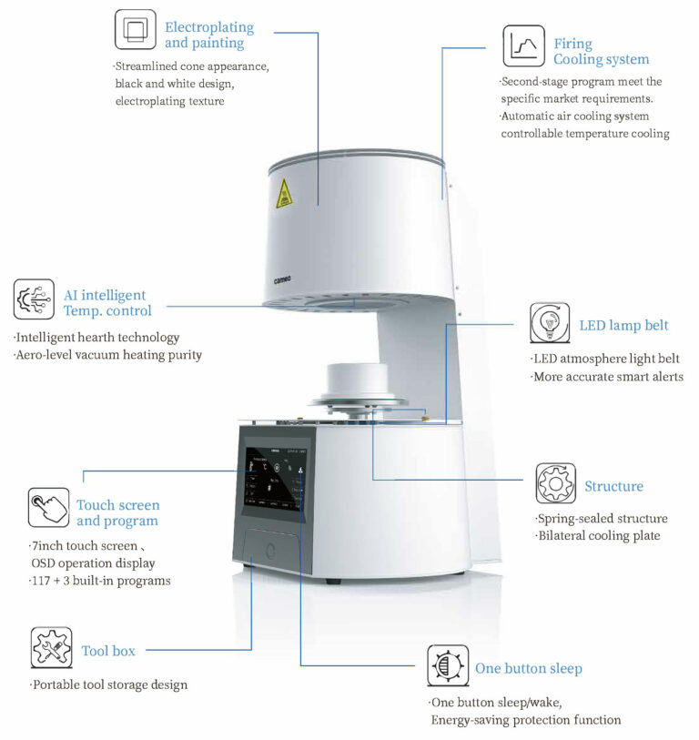 CFP200 Porcelain Furnace Dental Lab Equipment AmericaSmiles